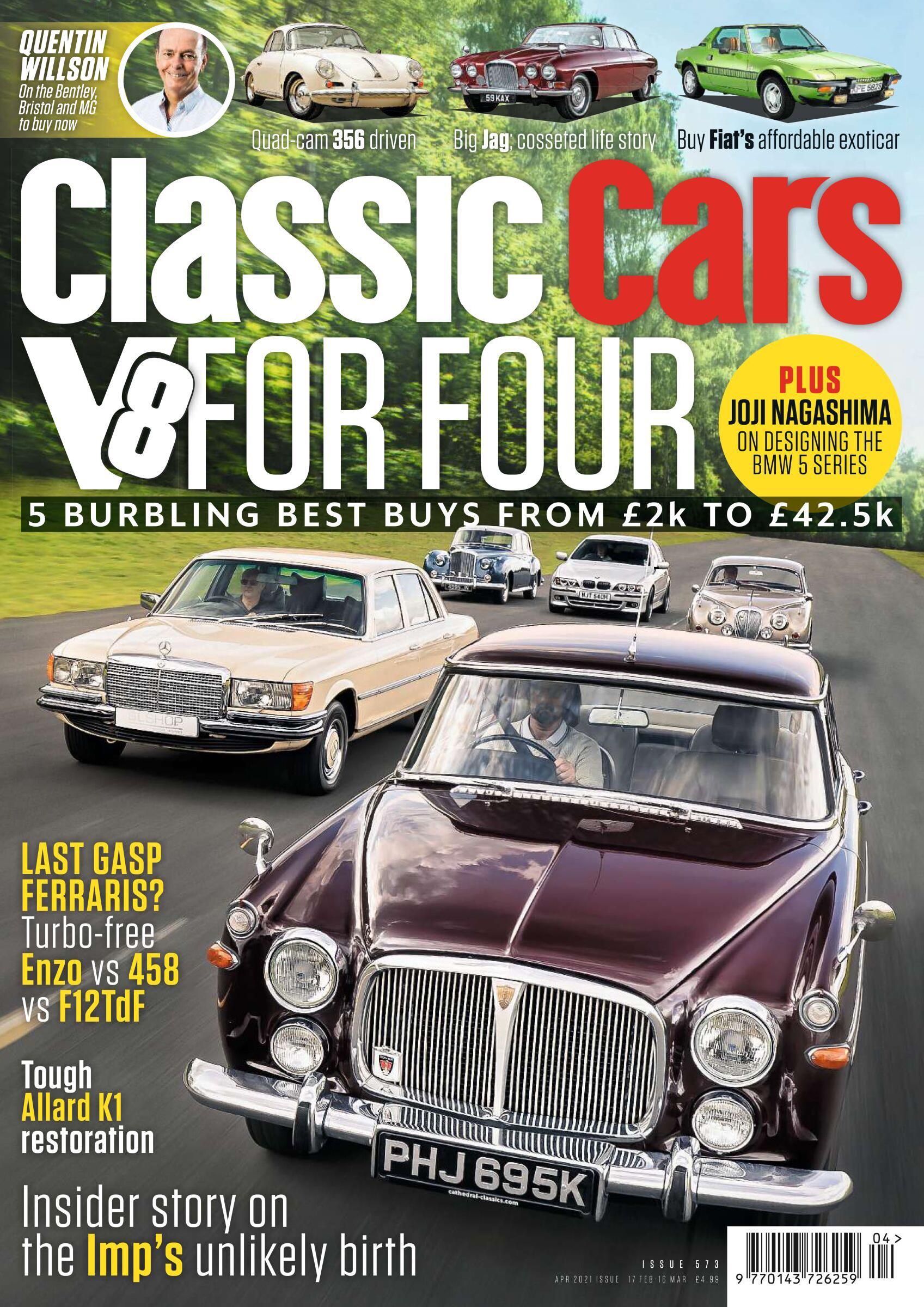 Журнал Classic Cars, april 2021